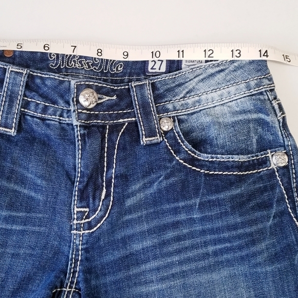 🌸 Miss Me | Mid rise Denim Shorts 27 - Picture 6 of 9